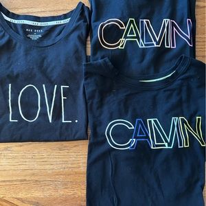 Rae Dunn and Calvin Klein T-shirts 3
